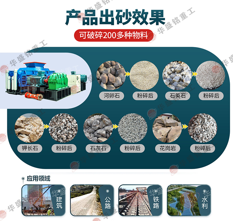 對輥式破碎制砂機 對輥式破碎制砂機
